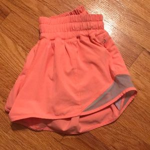 Pop orange hotty hot shorts
